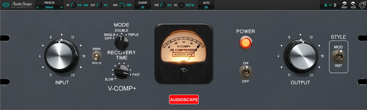 AudioScape V-Comp compressor