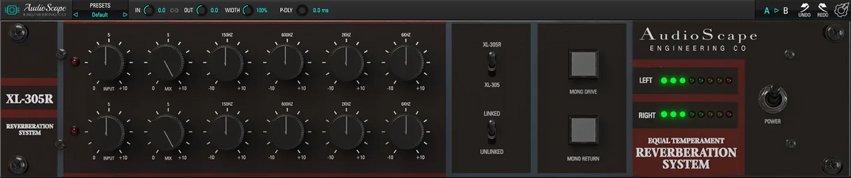 AudioScape XL-305R spring reverb