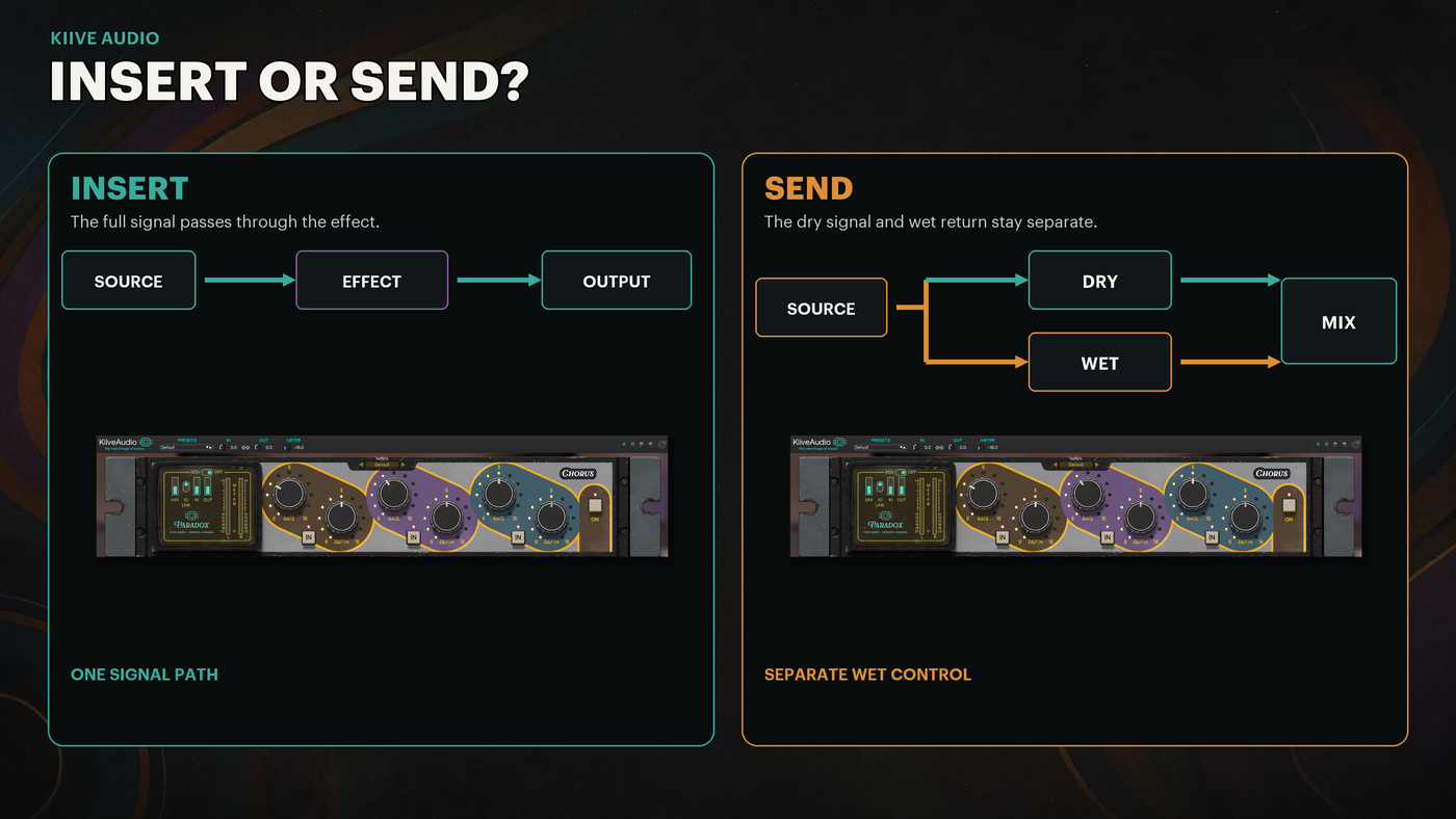 Insert vs Send Effects: When Should You Use Each?