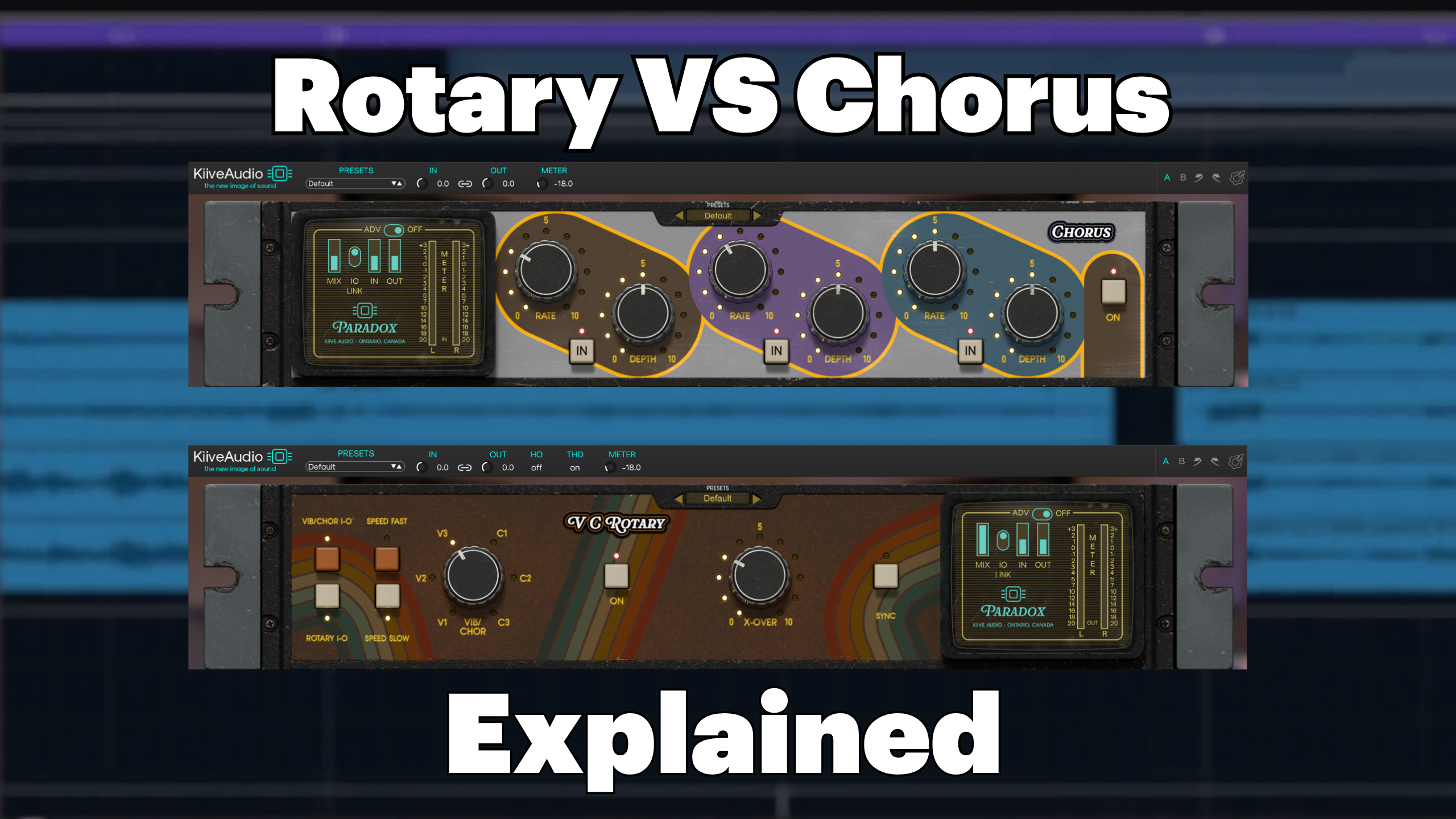 Rotary vs Chorus: Which One Your Mix Actually Needs