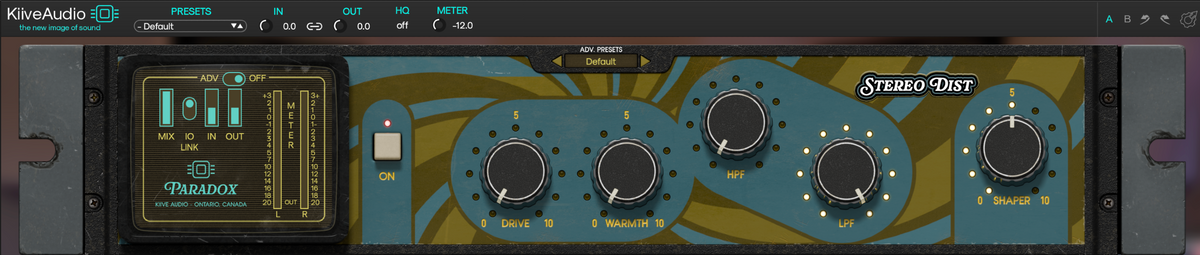 stereo distortion main gui