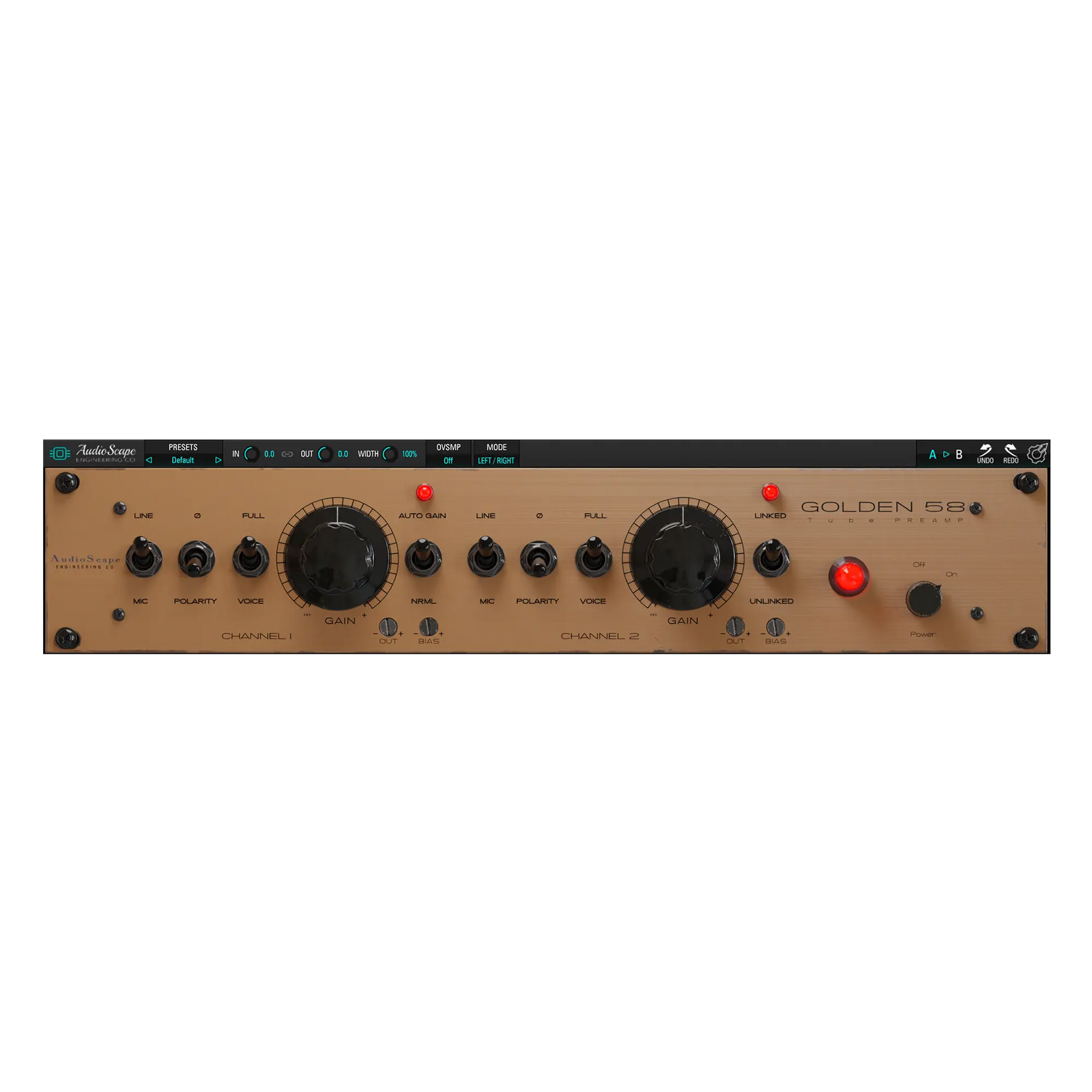 GOLDEN58 | Tube Pre | Free Trial | AudioScape