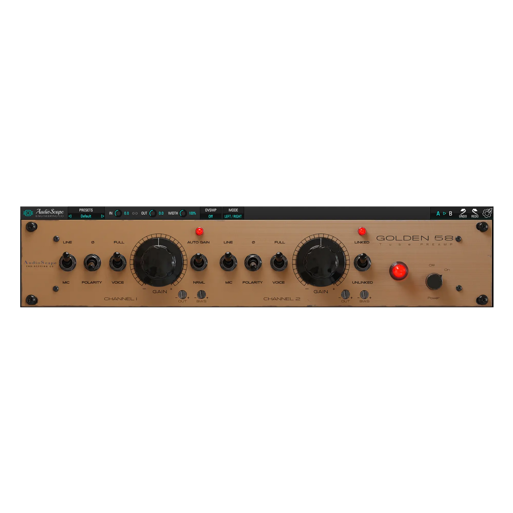 GOLDEN58 | Tube Pre | Free Trial | AudioScape