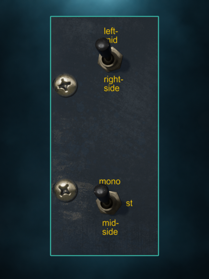 Stereo, Dual Mono + Mid/Side Processing