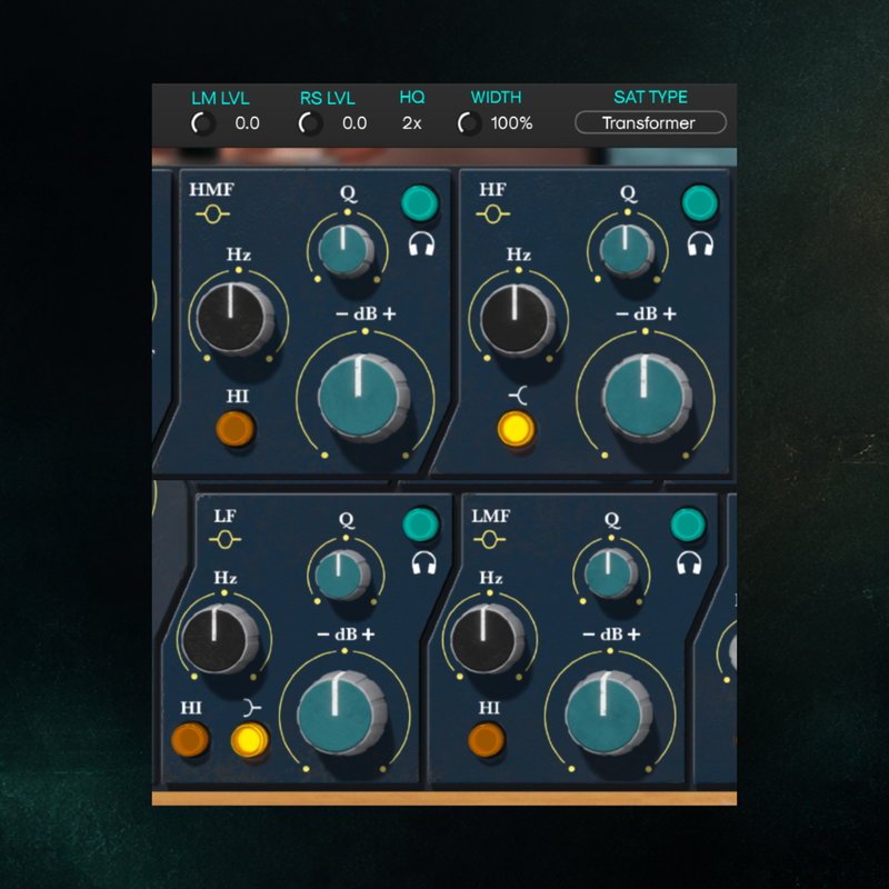 4 Variable EQ Bands with Per-Band Listen