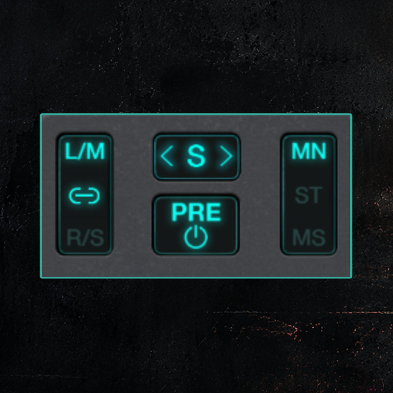 Build your channel strip in mid/side.
