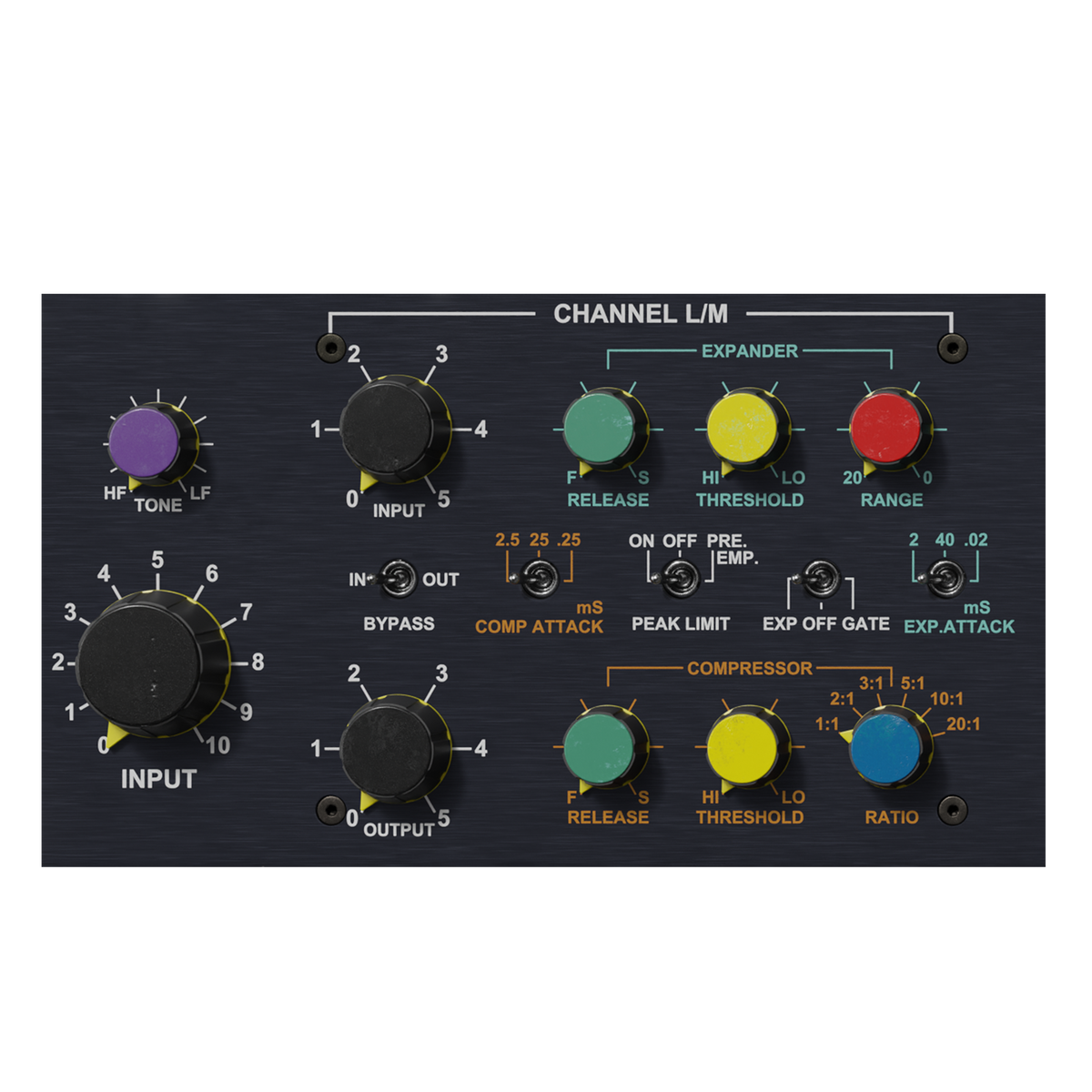 Genuine Complexx Tone and channel control artwork.