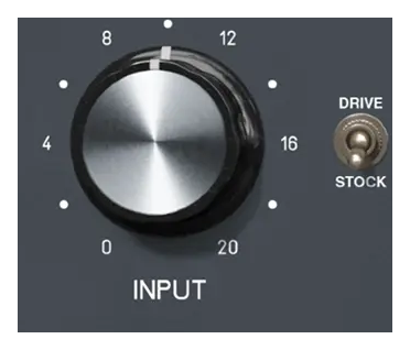 V-Comp+ Drive/Stock switch beside complete genuine Input control; no meter