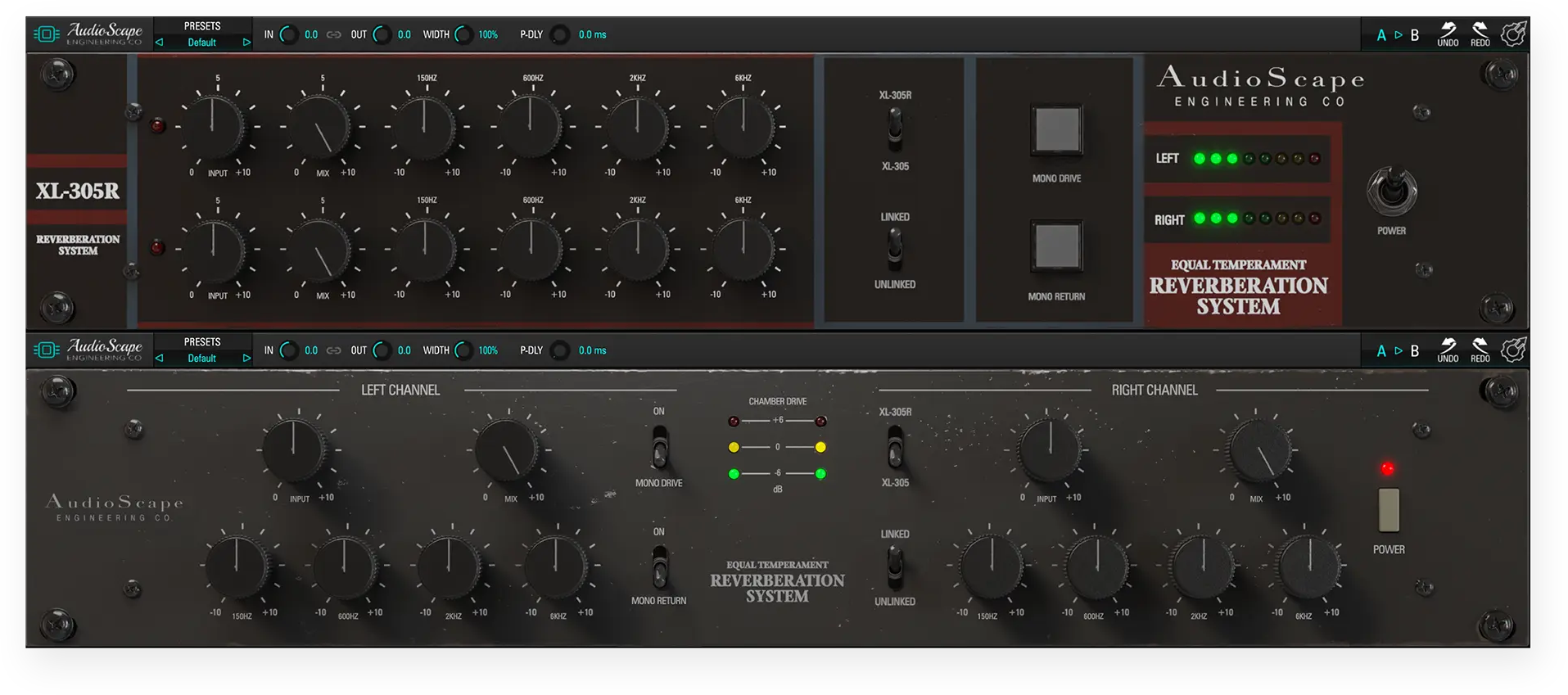 AudioScape XL-305R spring reverb