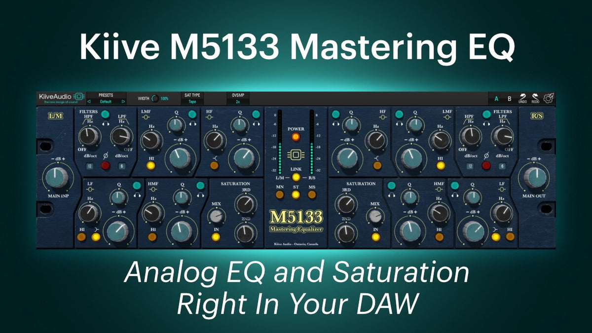 Kiive Audio video thumbnail: M5133 Mastering EQ | Plugin Overview and Demo with @malcomowenflood