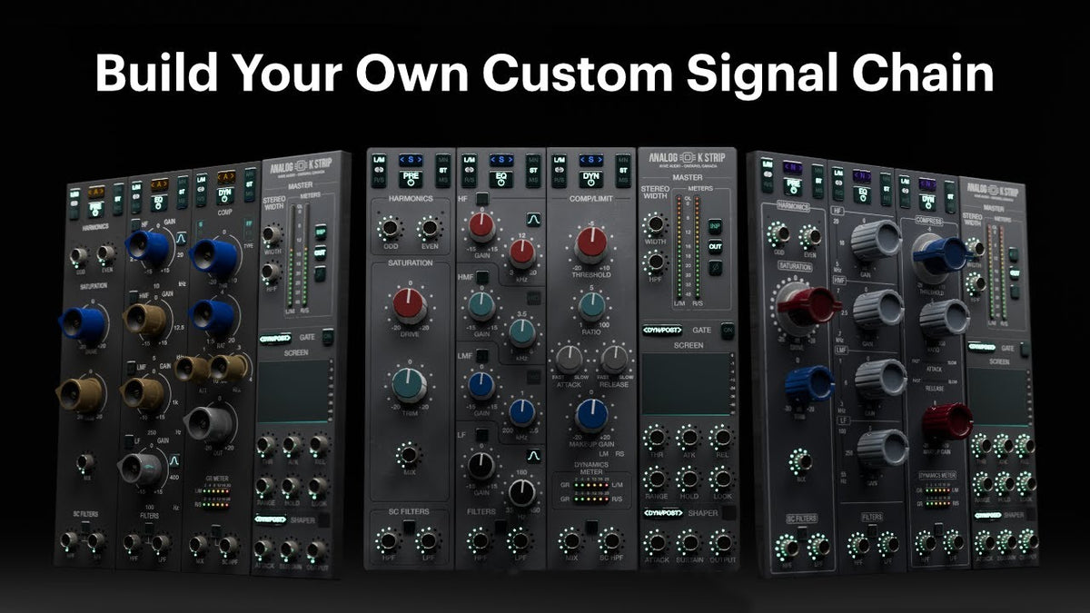 Kiive Audio video thumbnail: KStrip: 3 World-Class Channel Strips In One Plugin
