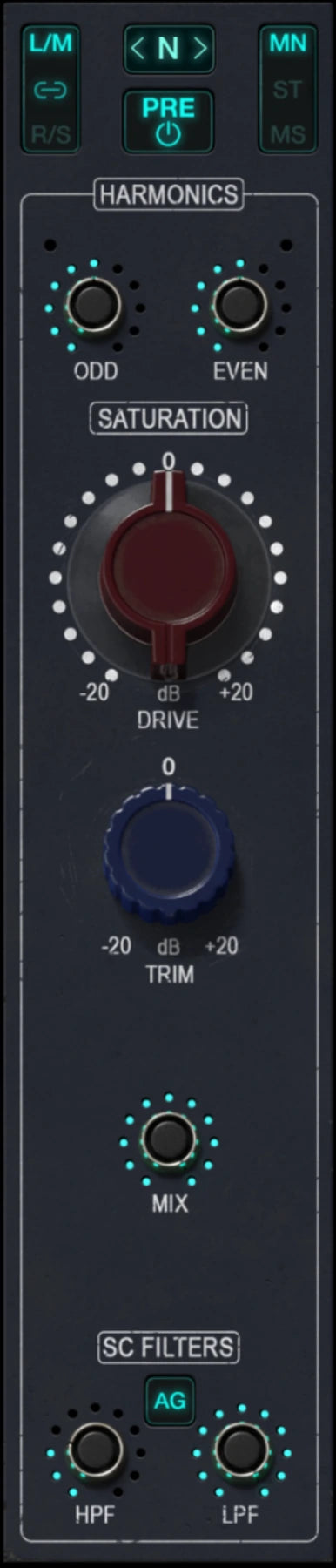 KStrip N preamp and saturation module