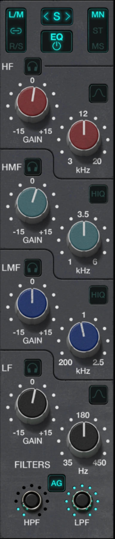 KStrip S four-band equalizer module
