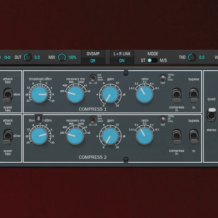 MK-609 compressor controls in motion.