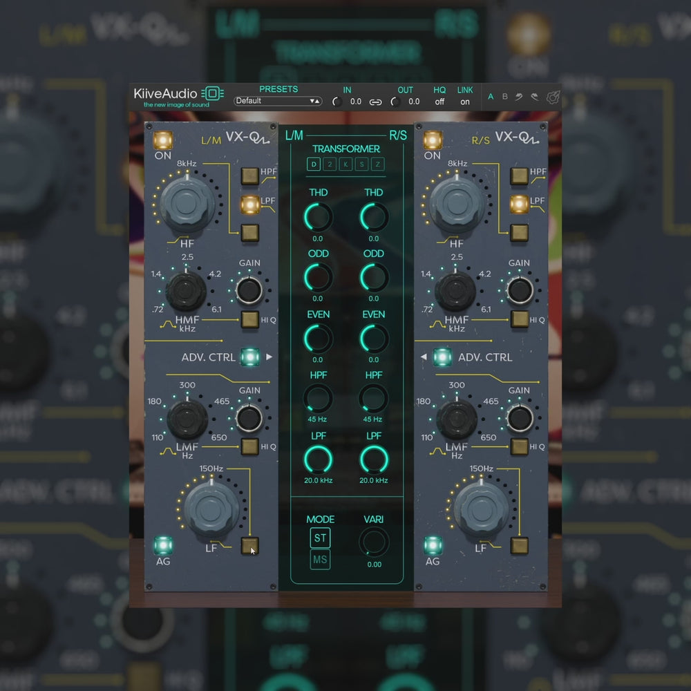 VX-Q transformer selection and harmonic controls in motion.