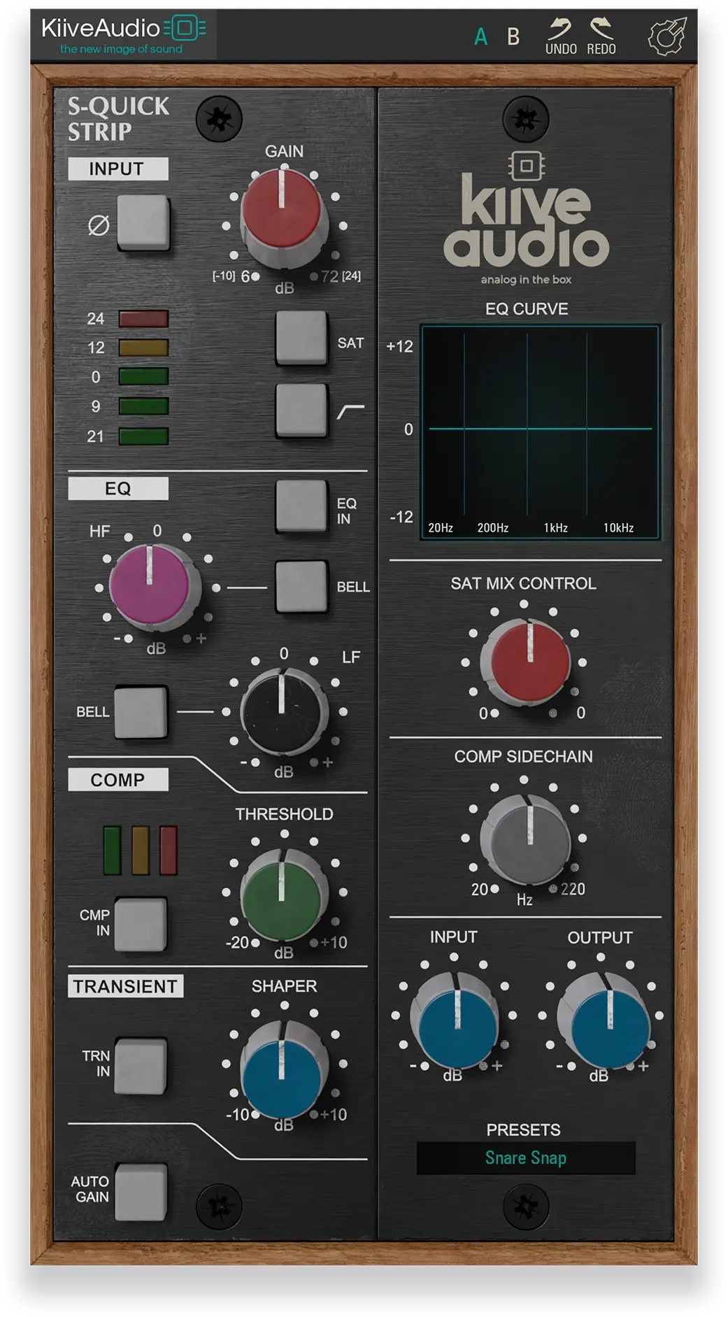 S-Quick Strip genuine Kiive plugin interface