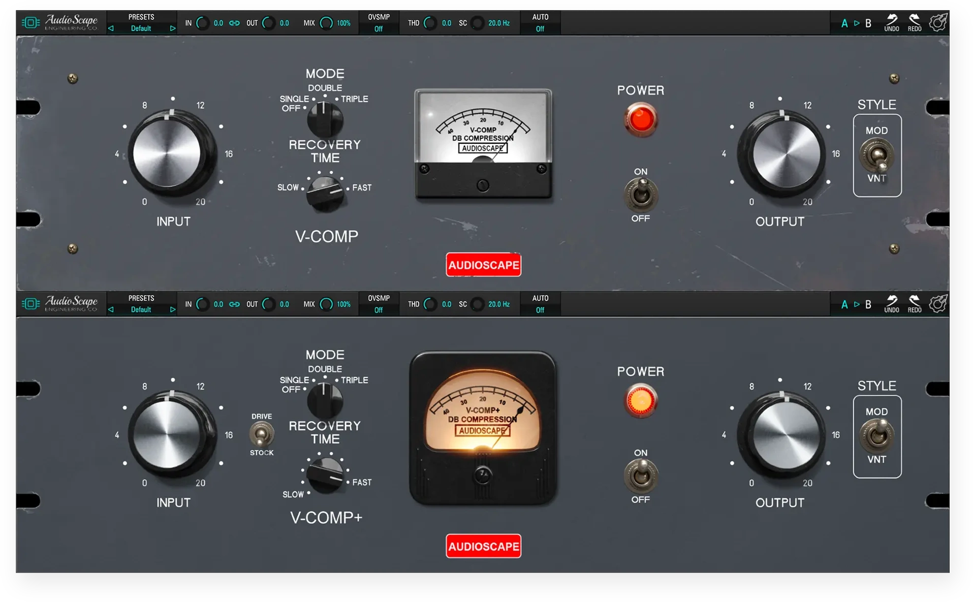 V-Comp genuine Kiive plugin interface