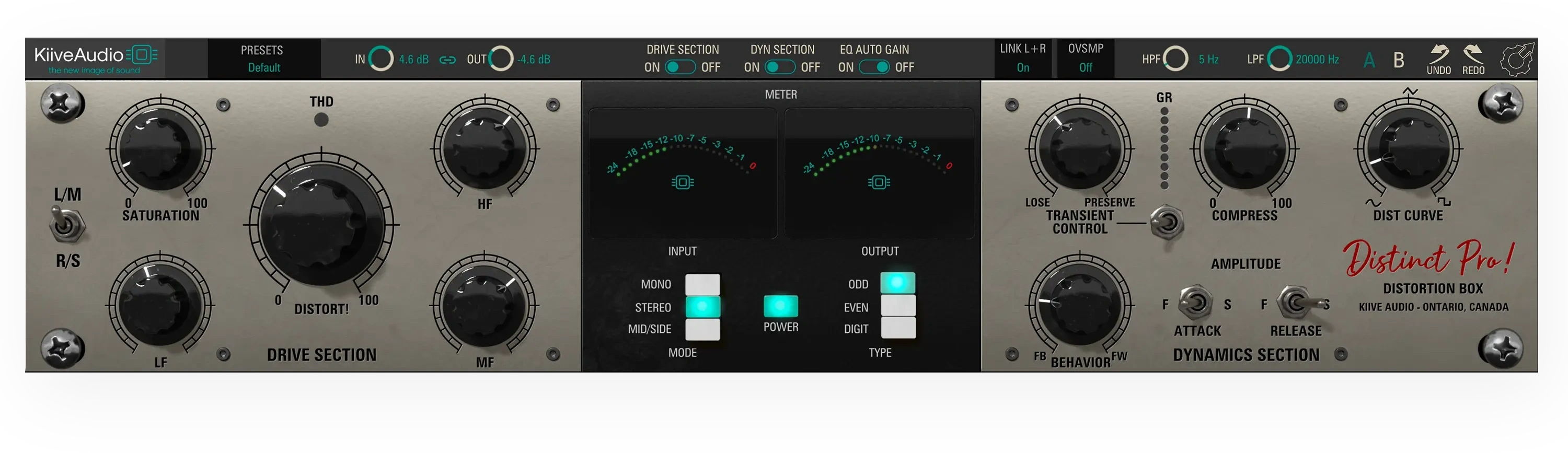 Distinct Pro! complete real interface