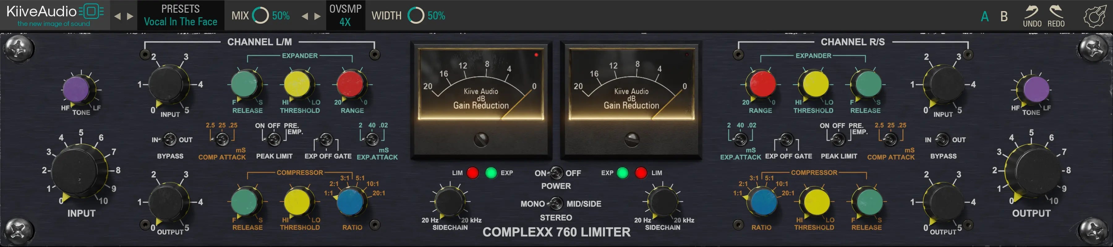 Complete genuine Complexx plugin interface