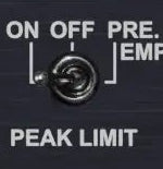Complexx Peak Limit switch and actual gain-reduction meters
