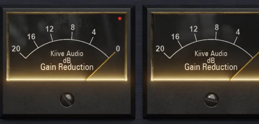 Complexx Peak Limit switch and actual gain-reduction meters