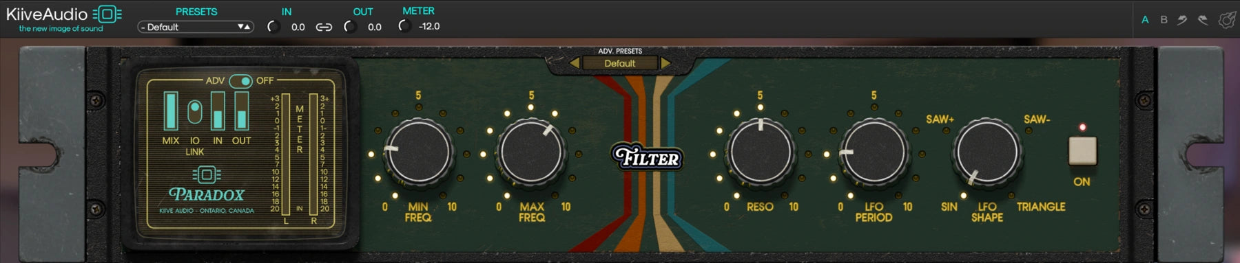 Complete real Mod Filter interface
