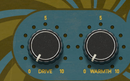 Real Stereo Distortion Drive and Warmth controls