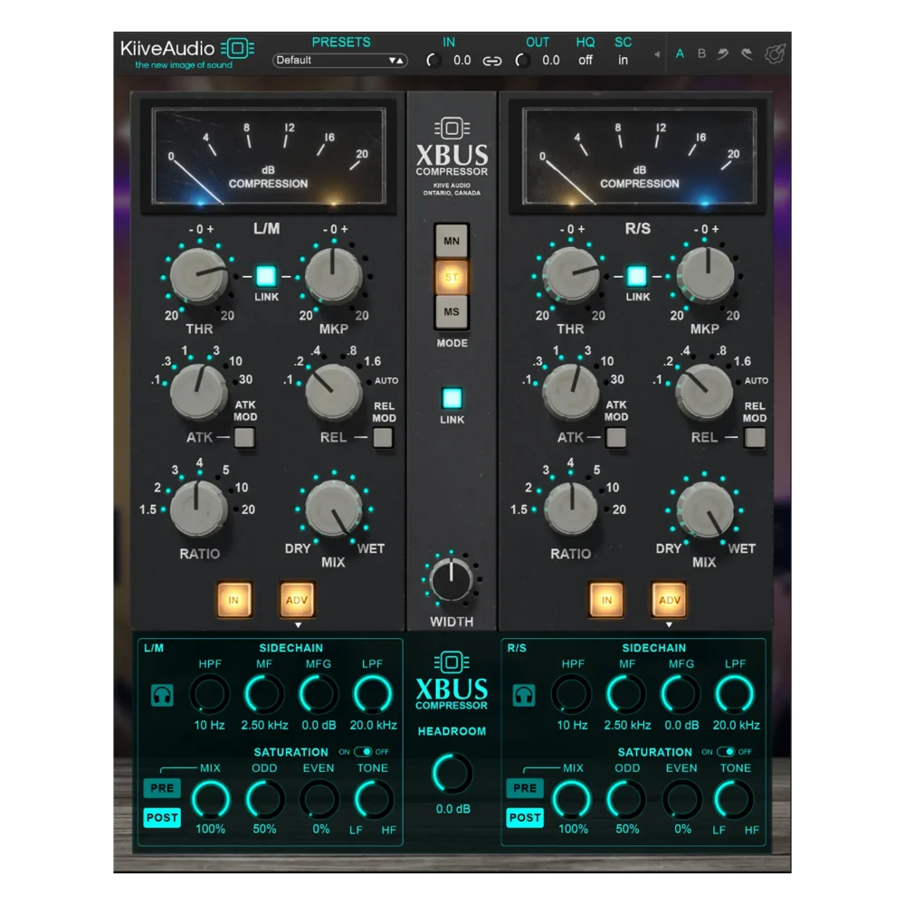 Complete XBus interface with dual compressors and advanced controls