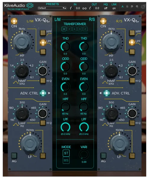 Complete VX-Q equalizer interface
